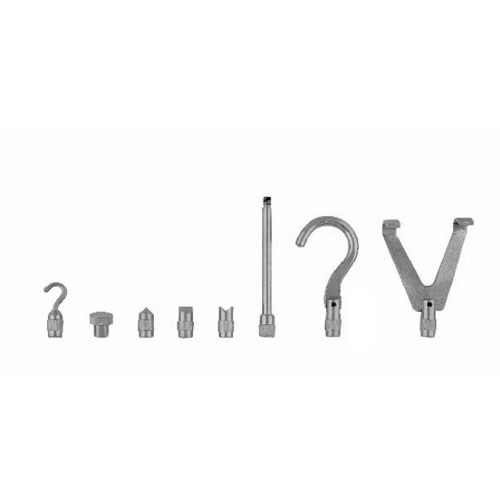 Small hook flat head pointed nose tip concave tip 